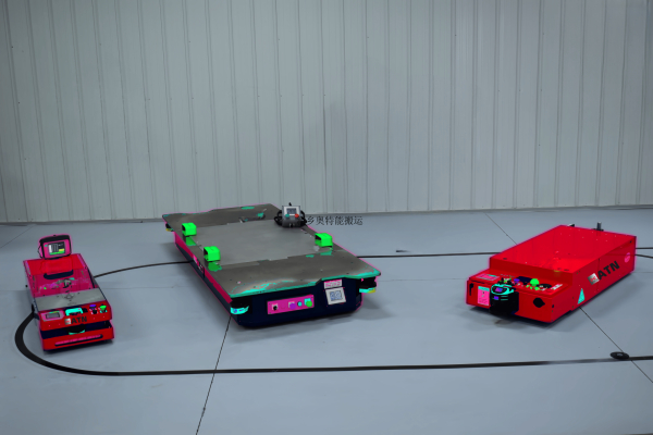 AGV重载搬运机器人实现无人工厂的实施方案